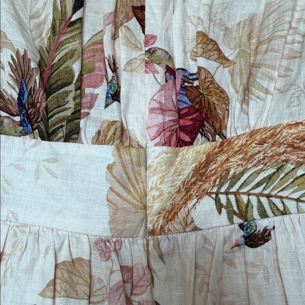 Zimmermann Ascension Plunge Maxi Dress Floral Print - Picture 8 of 9